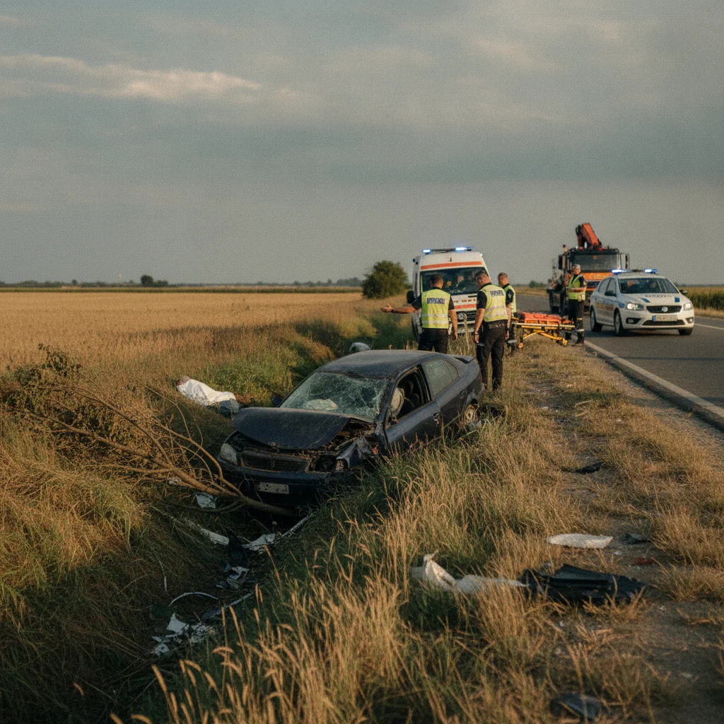 Accident mortal la Recaș: Un șofer a decedat