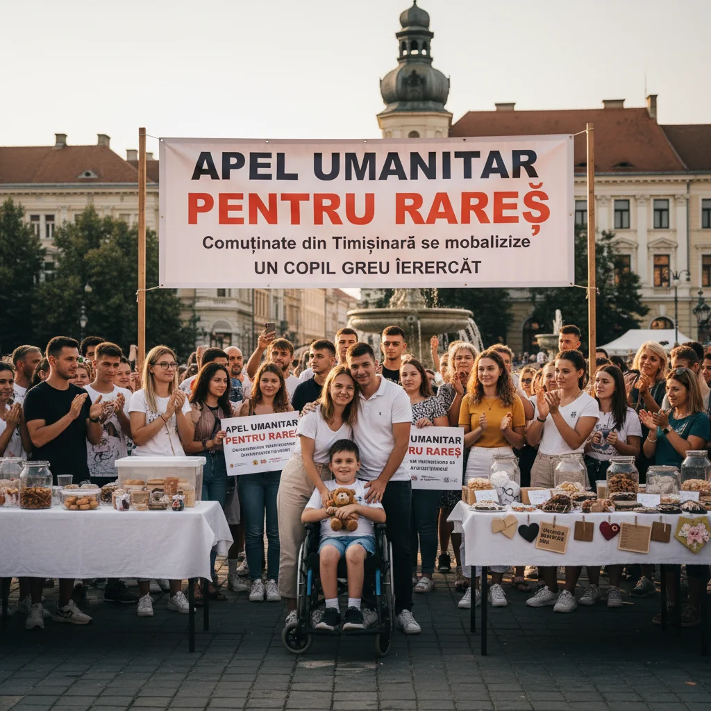 Apel umanitar în Timișoara pentru Rareș, un copil nevoit să lupte