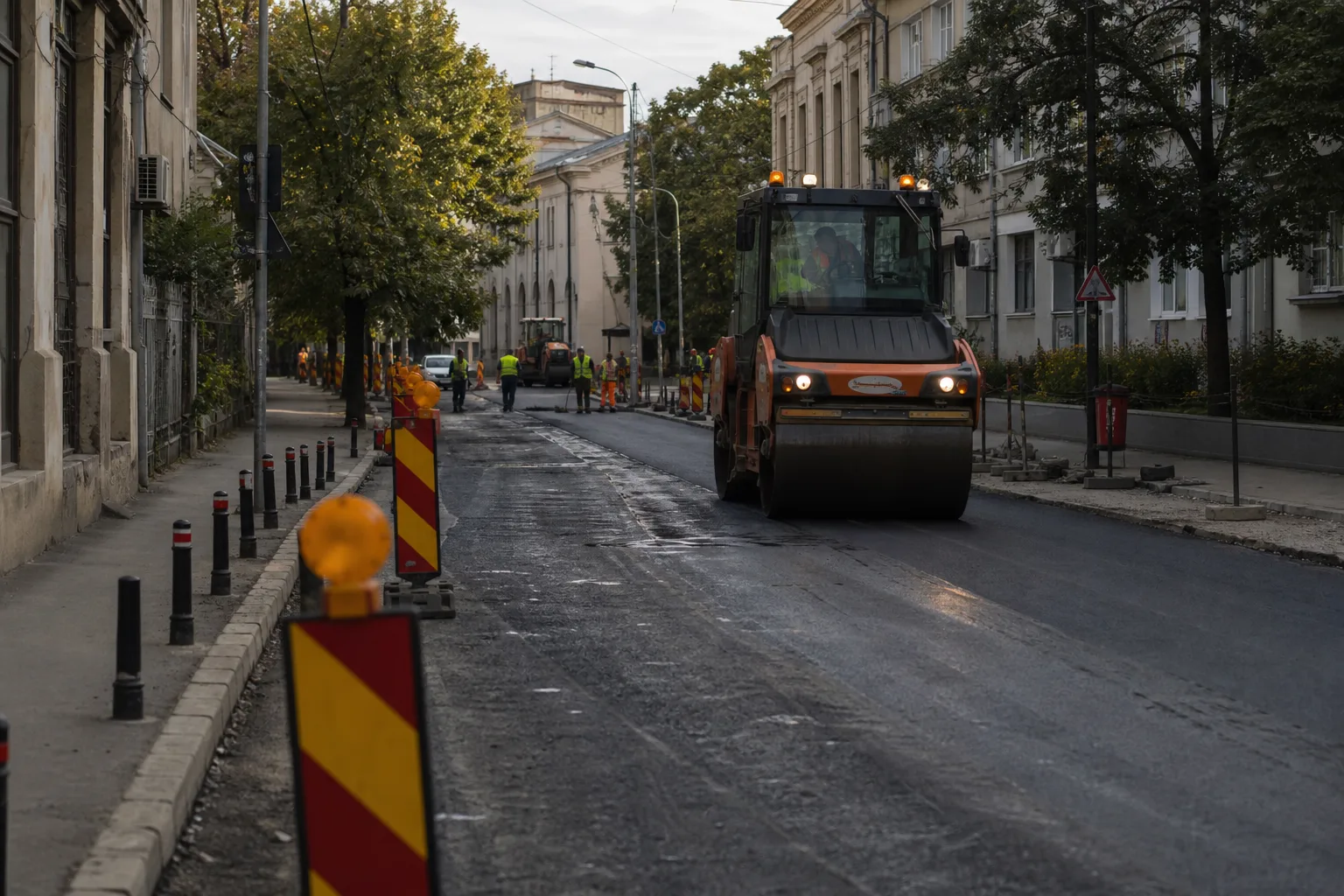 Aquatim ține traficul restricționat pe Ion Ghica și pe Ana Ipătescu