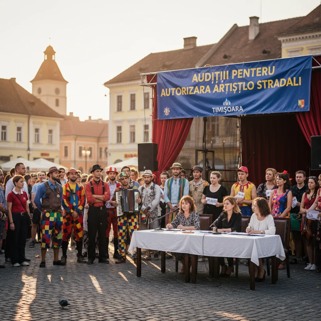 Audiții pentru autorizarea artiștilor stradali, programate la Timișoara la final de ianuarie