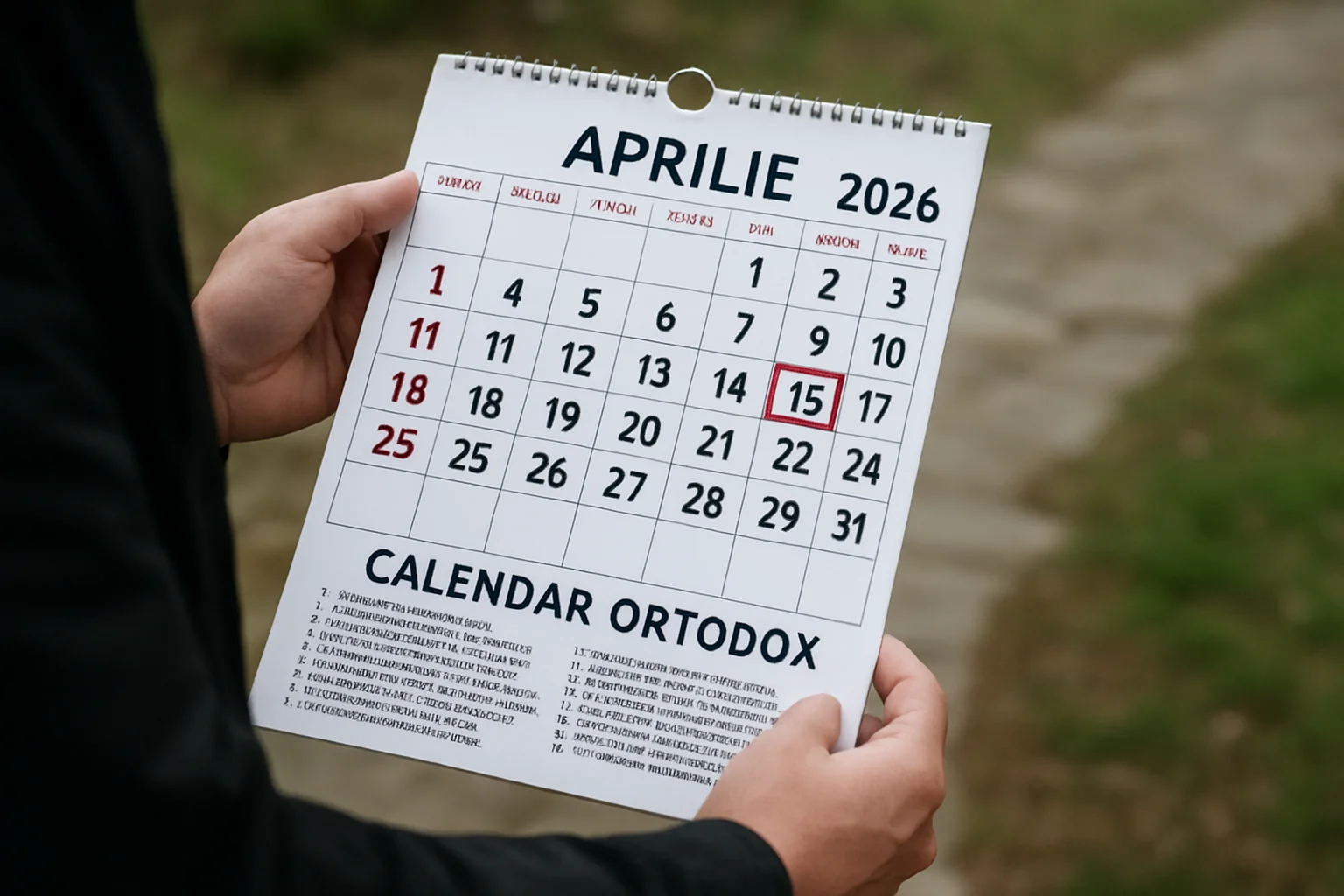 Calendar ortodox – 2026-04-15