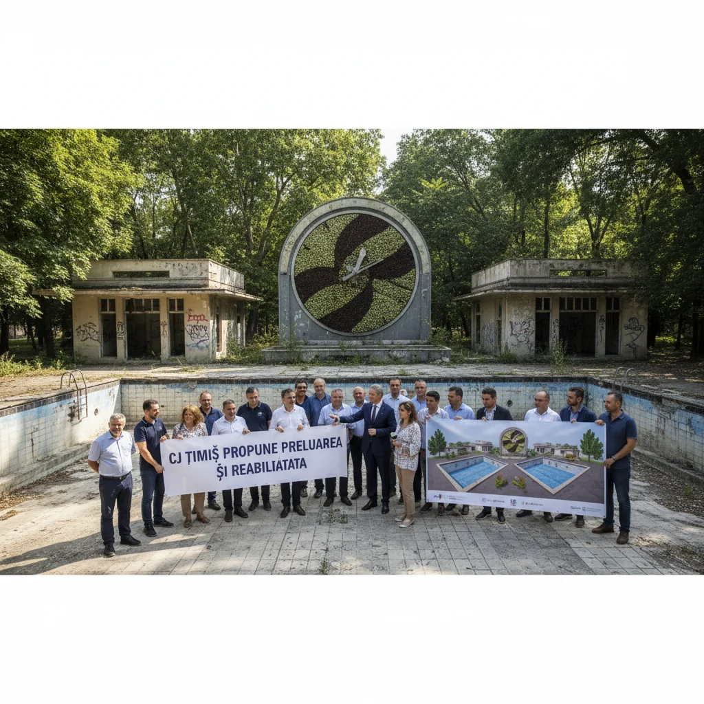 CJ Timiș anunță la Timișoara intenția de a prelua temporar și reabilita ștrandurile Termal, Uszoda și Ceasul Floral