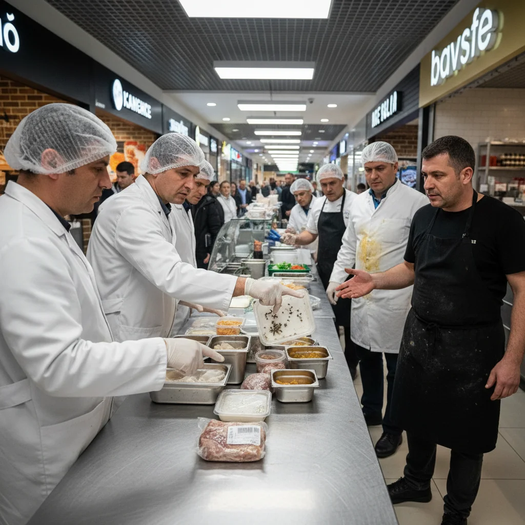 Controale la restaurante din mallurile din Timișoara: autoritățile descoperă produse expirate și mâncare cu muște