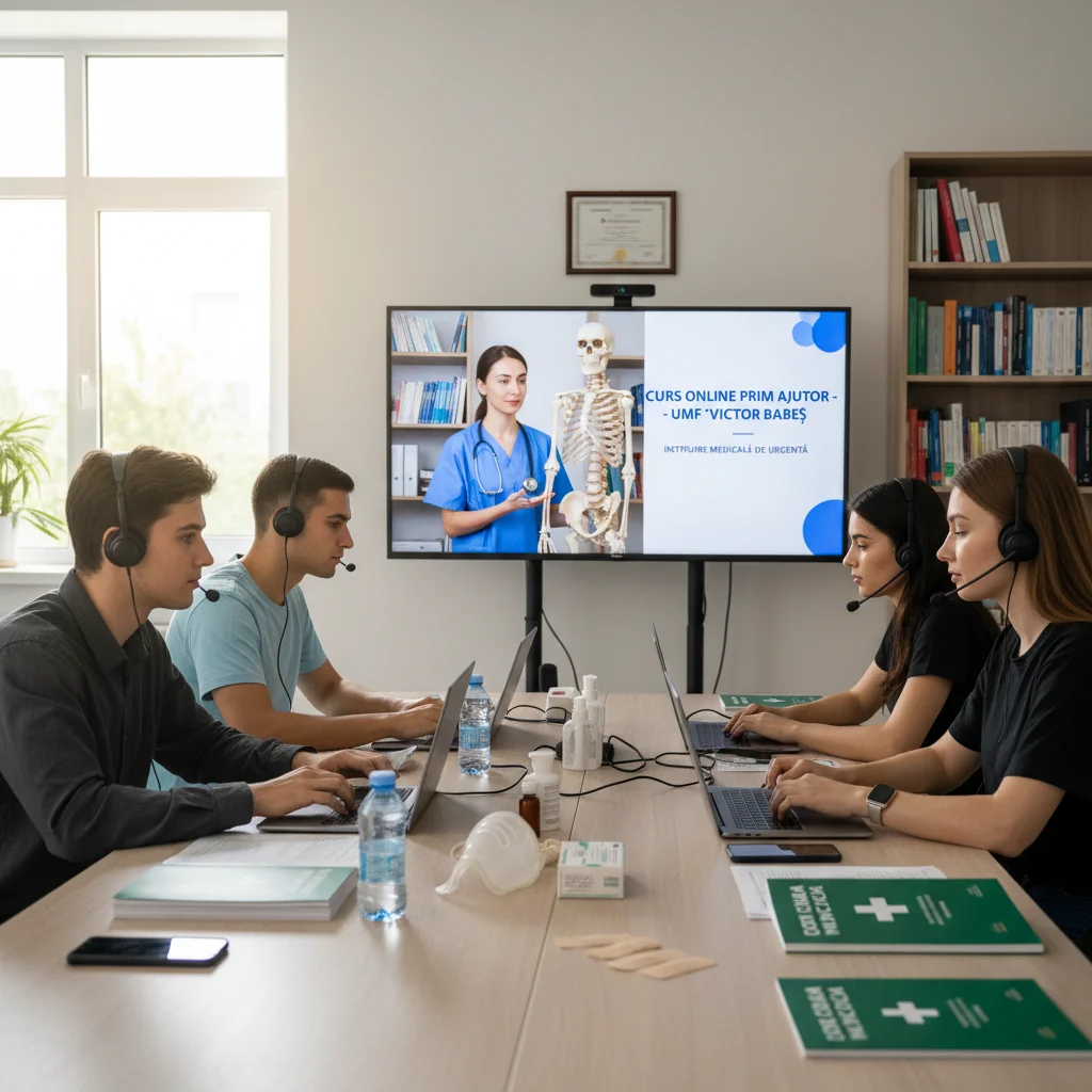 Curs online gratuit de prim ajutor și informare medicală, oferit de UMF Victor Babeș Timișoara