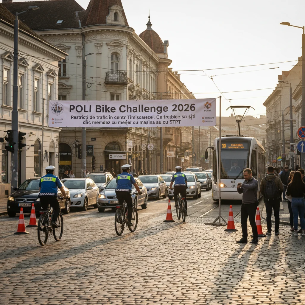 Karting și Zile Maghiare: ce străzi și parcări se blochează în Timișoara