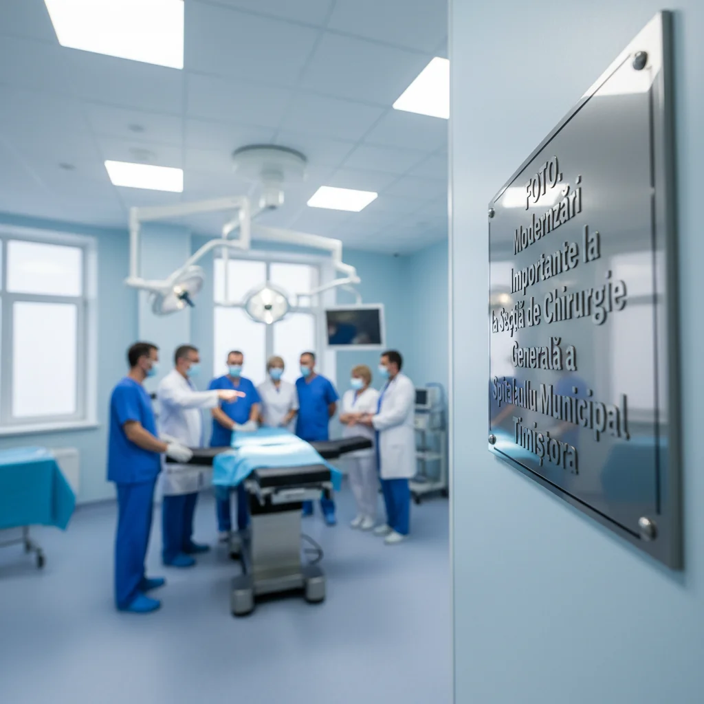 Modernizări semnificative la Secția de Chirurgie Generală a Spitalului Municipal Timișoara