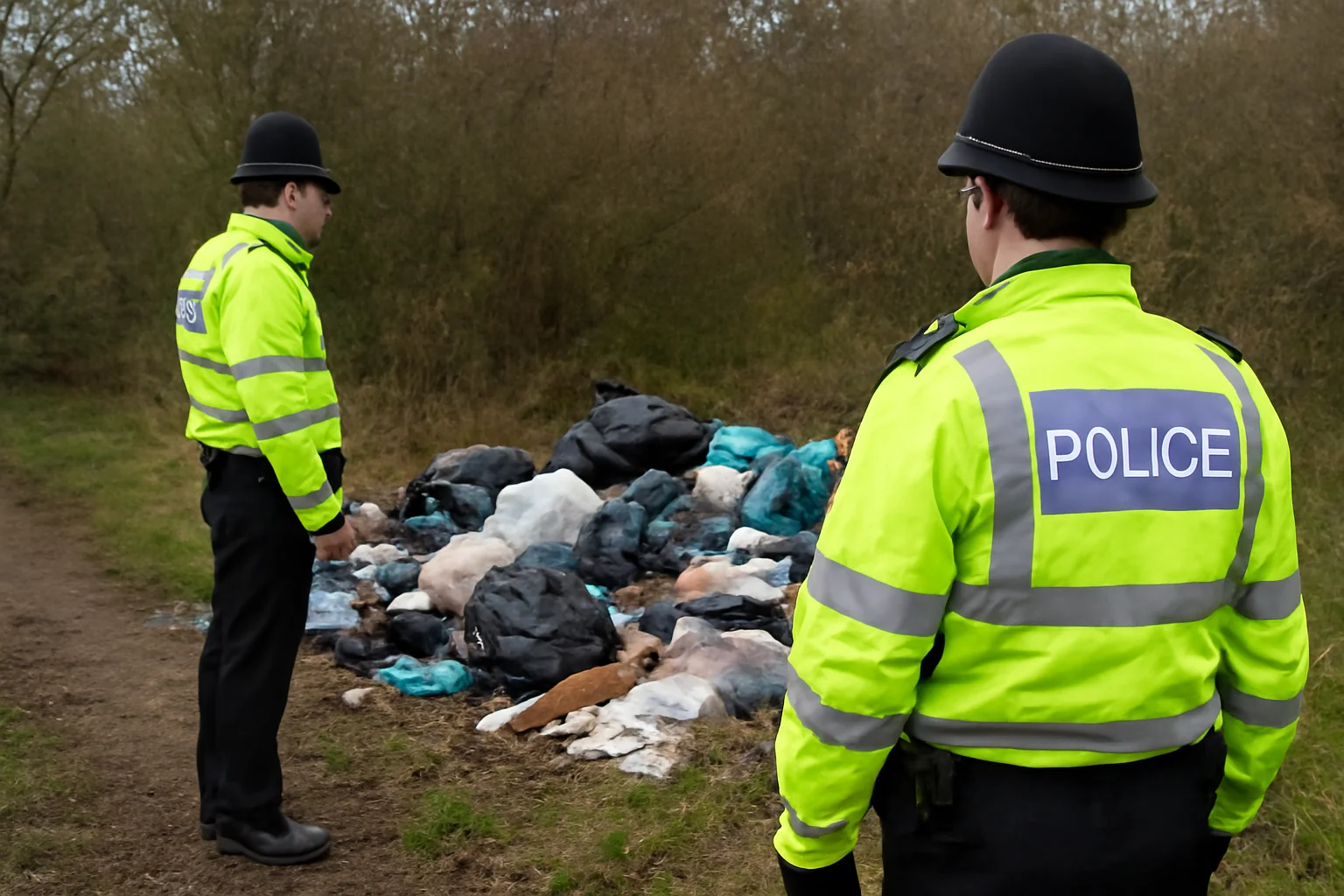 Polițiștii în Pândă pentru Prinderea celor care Abandonează Deșeuri