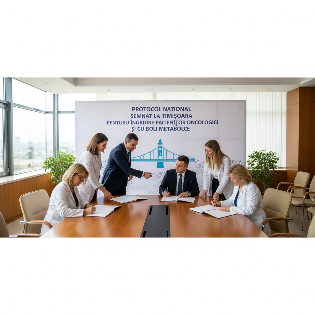 Protocol național pentru îngrijirea pacienților oncologici și metabolici, semnat la Timișoara