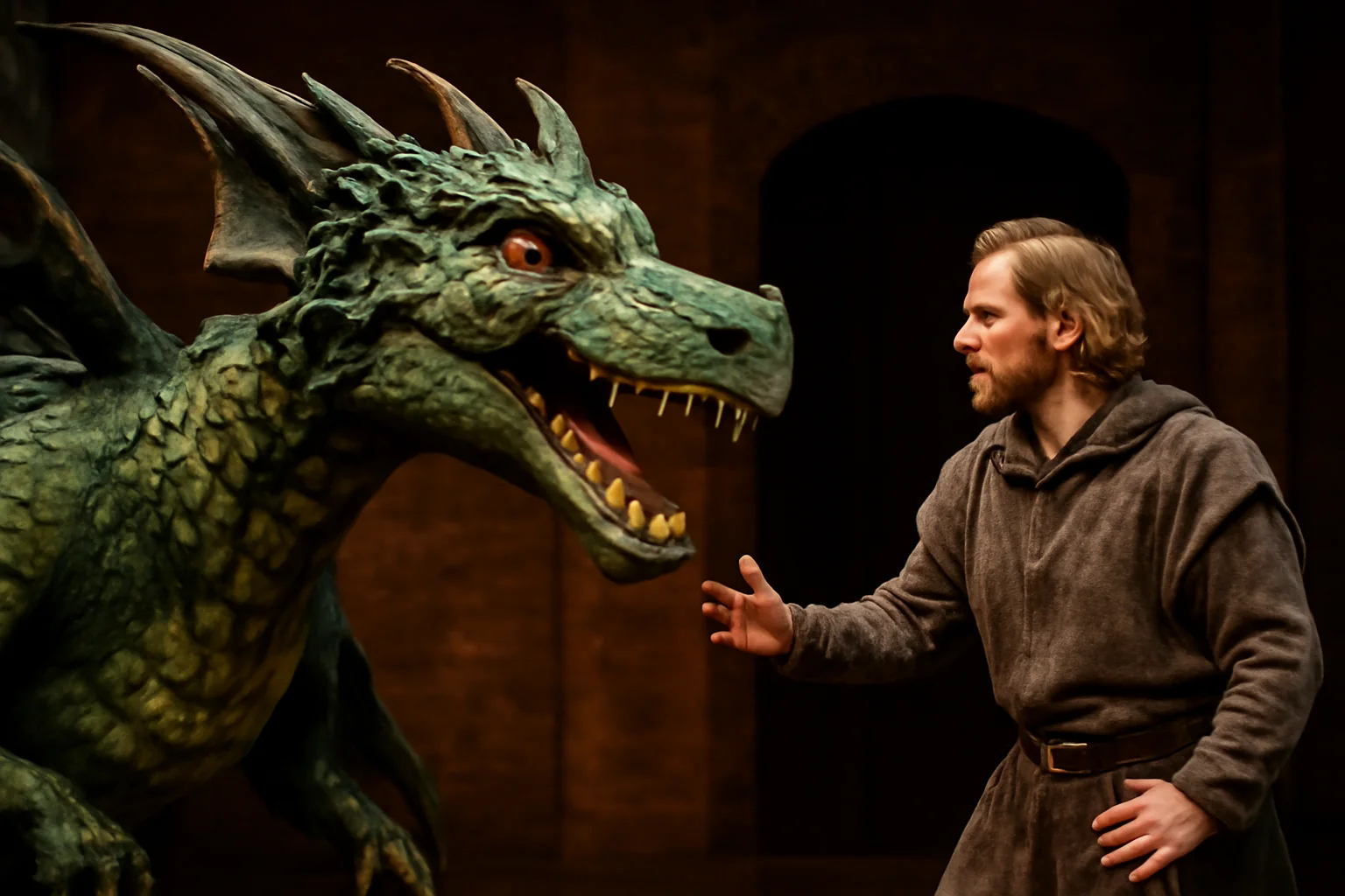Repertoriul din Mai la Teatrul German: Revine Spectacolul Dragonul și Alte Producții Surpriză pe Scena Timișoreană