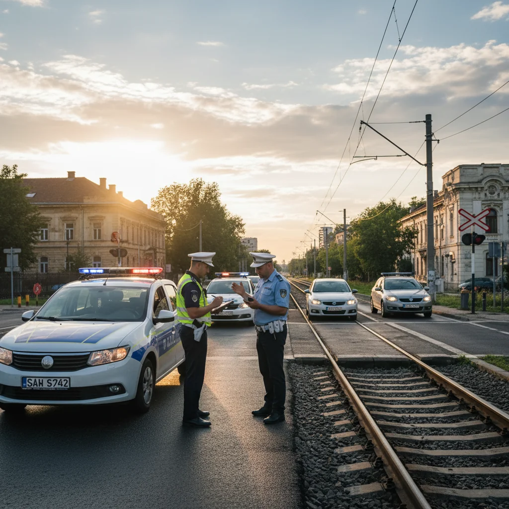 Șoferii sancționați pentru încălcarea regulilor la calea ferată