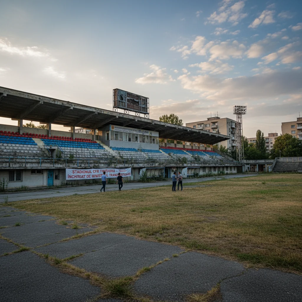 Stadionul CFR din Timișoara, scos la închiriere: licitație anunțată de CFR SA