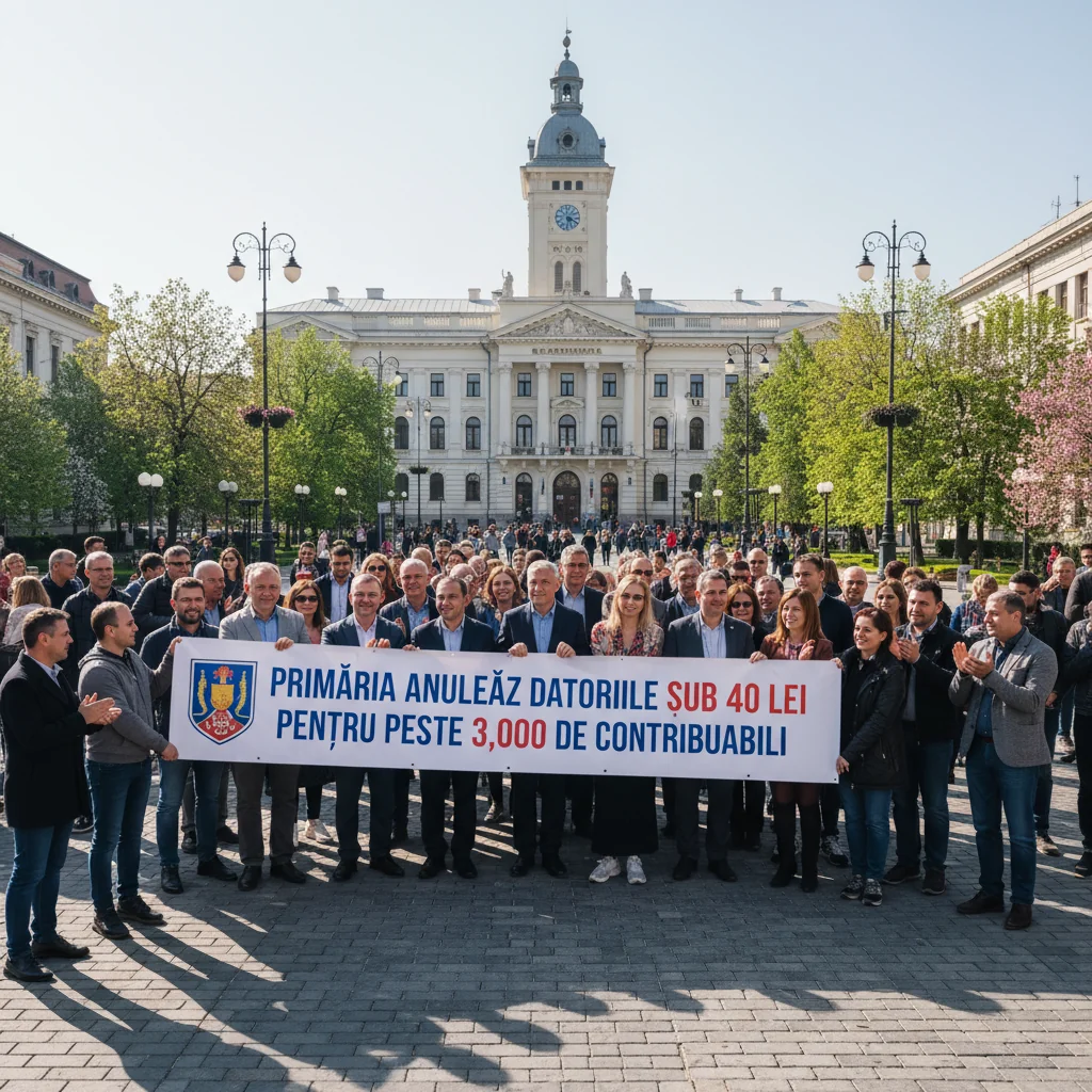 Timișoara: Primăria va anula datoriile sub 40 lei pentru mii de contribuabili
