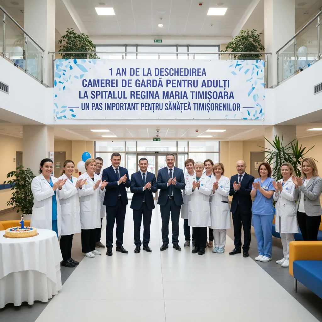 Un an de la inaugurarea Camerei de Gardă pentru adulți la Spitalul Regina Maria Timișoara — o realizare esențială pentru sănătatea timișorenilor